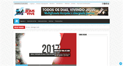 Desktop Screenshot of jesusvive.com.br