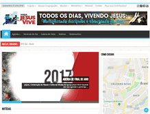 Tablet Screenshot of jesusvive.com.br